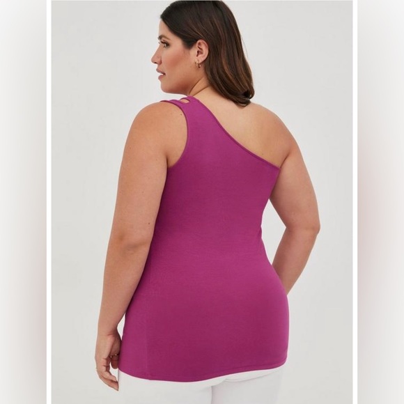 Torrid Foxy One Shoulder Cutout Top - Picture 3 of 4